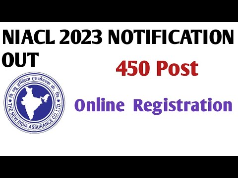 NIACL 2023 NOTIFICATION OUT#lic #examtha #licado #niaclao