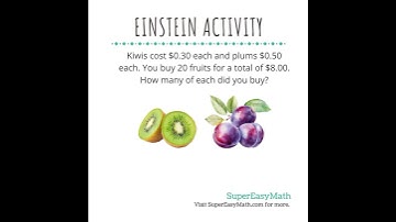 How many of each did you buy? #einsteinactivity #maths #tiffany #supereasymath #systemsofequations