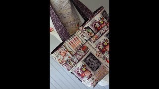 Celebrity How to sew a Market Tote Bag with Button Tab Closure Profile