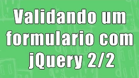 Criando e Validando um Formulário - 2/2 "Nivel Basico"