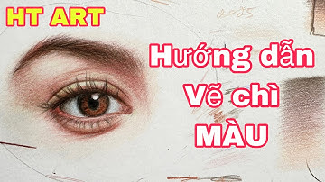 Hướng dẫn cách vẽ chân dung chì màu cho người mới bắt đầu  htart / ht art