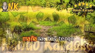 Video thumbnail of "HOY TENGO GANAS DE TI - Miguel Gallardo Karaoke"