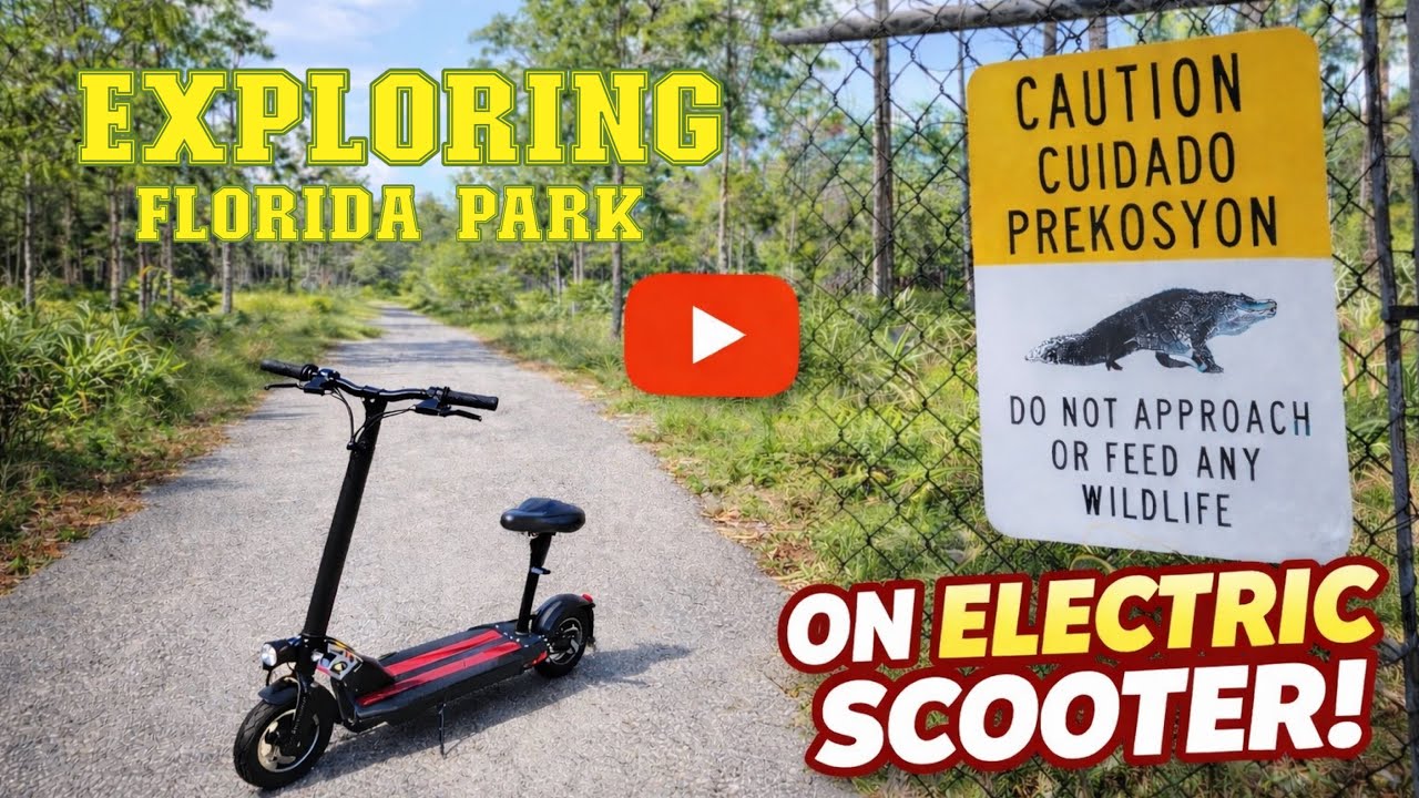ASMR Electric Scooter FL Park Exploration | Ray-Ban Meta Smart Glasses 