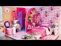 DIY Miniatures Frozen Dollhouse ~ Bedroom and Bathroom