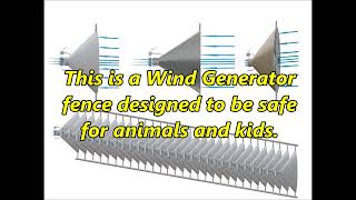 Power your home with a Wind Generator FENCE!