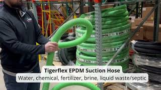 Tigerflex Suction & Discharge Hose for Water, Chemical, Fertilizer, and more