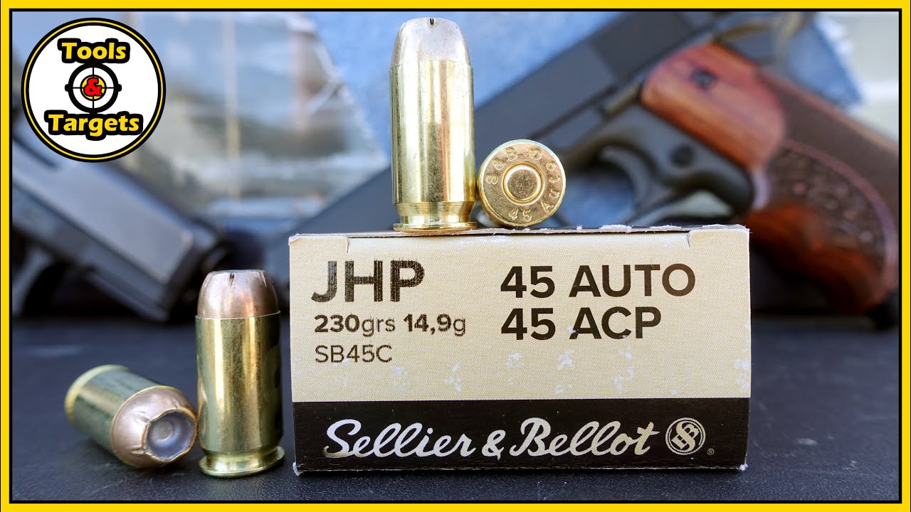Chunky & Junky!...Sellier & Bellot 230 Grain .45 ACP Ballistic Gel AMMO Test & Review!