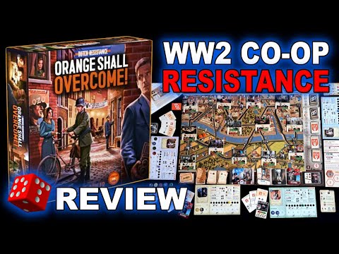 Dutch Resistance: Orange Shall Overcome! - Co-Op WW2 BOARD GAME REVIEW