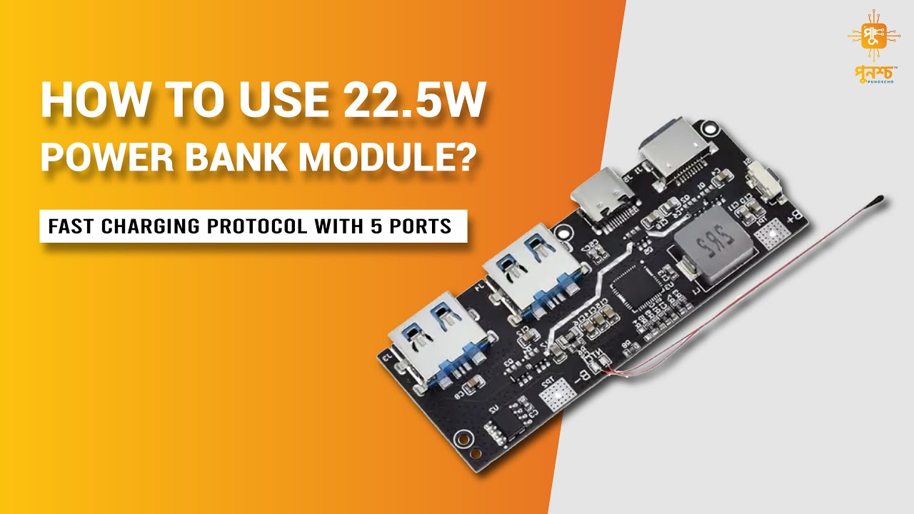 5-Port Mobile Power Bank Charging Module