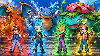 🔴 Pokémon FireRed With 4 PLAYERS?! | PokeMMO Kanto Co-Op LIVE