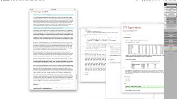 What Is ChatGPT Doing … and Why Does It Work? Video Work Log Wednesday, February 01, 2023