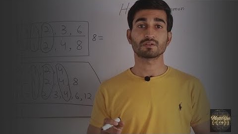 HCF|Highest Common Factor|how to find HCF?|What is HCF?|Hindi/Urdu|Basic Mathematics