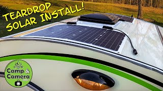 TEARDROP SOLAR SETUP - RENOGY FLEXIBLE PANELS