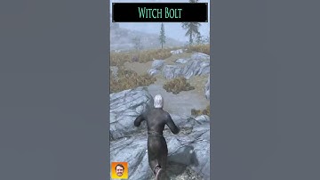 Checkout the spell, WITCHBOLT, from the Skyrim Spell Mod TRIUMVIRATE! #shorts