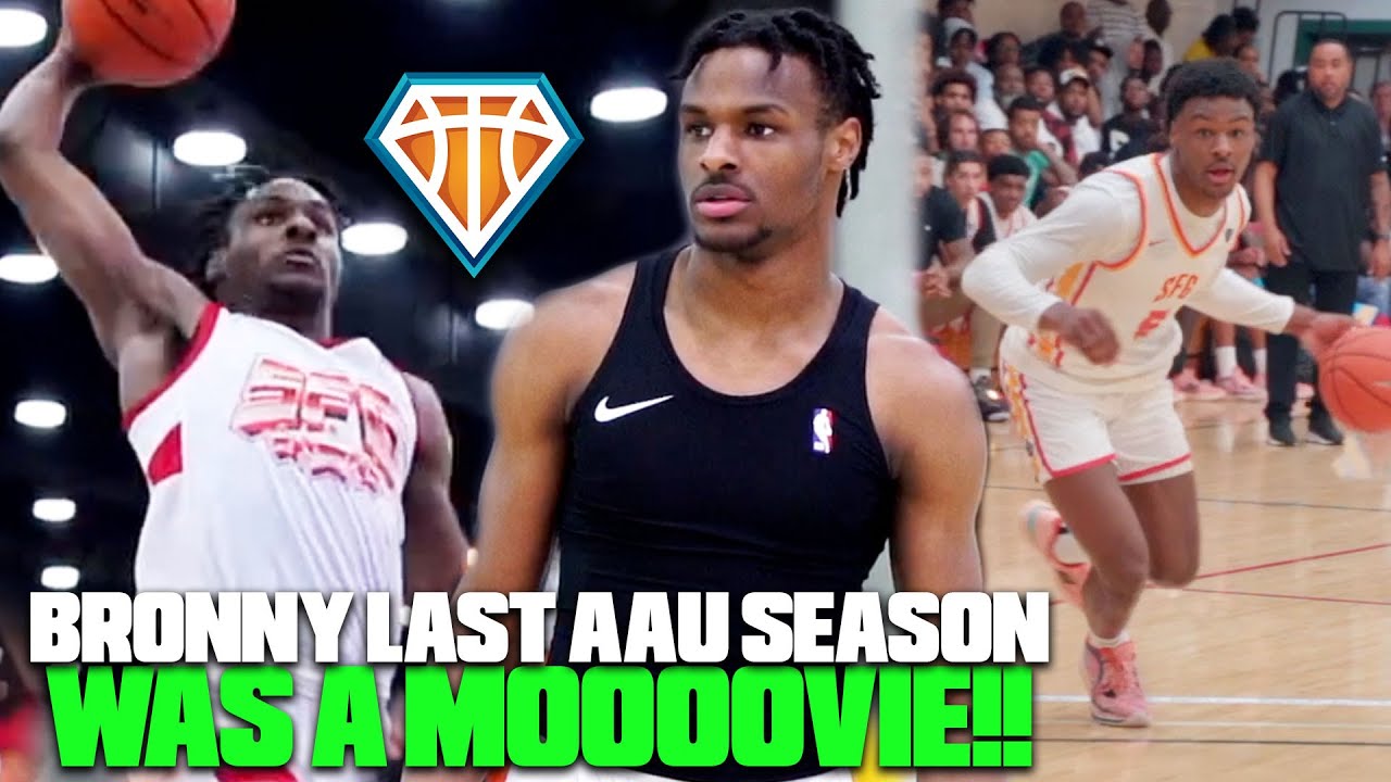 Bronny James LAST AAU SEASON Was A Movie!! Improved SO MUCH in the Last