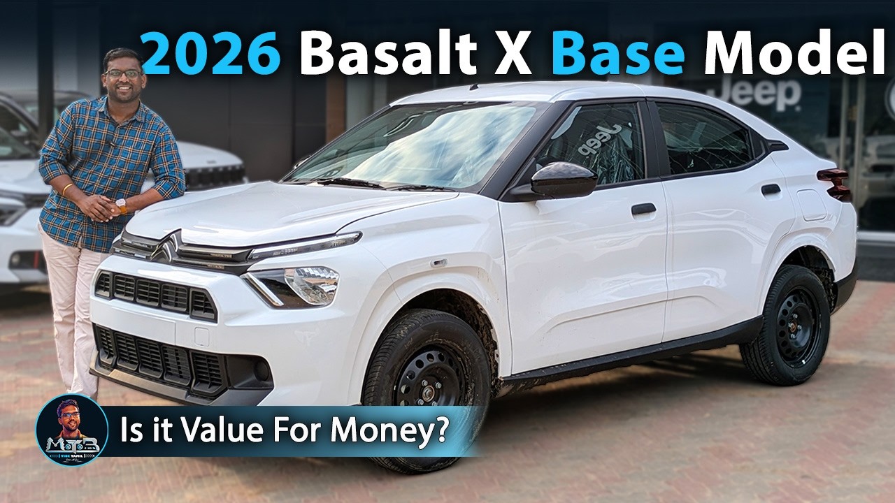 Citroen Basalt X Base Model Review Tamil | 2026 Update Basalt X Base ...