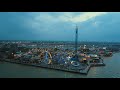 Kemah Boardwalk Relaxing Aerial Views | Kemah, TX, USA