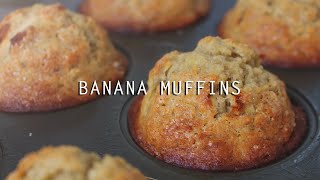 BEST Banana Muffins Recipe