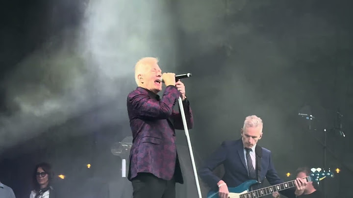 Be Near Me Live version - Live performance video thumbnail