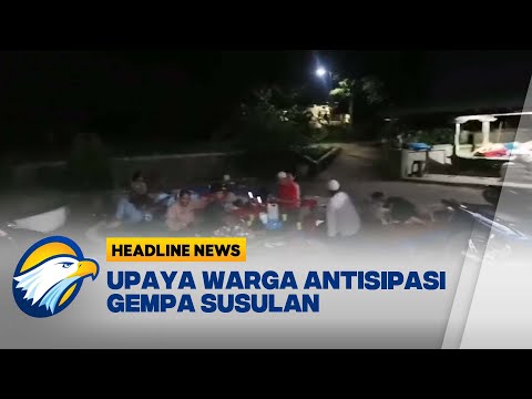 Takut Gempa Susulan, Warga Mengungsi di Lapangan