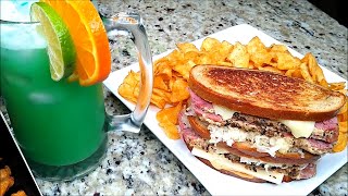 ULTIMATE DELICIOUS REUBEN SANDWICH LOADED & LAYERED WITH TANGY SAUERKRAUT IT'S THE ULTIMATE RECIPE!!