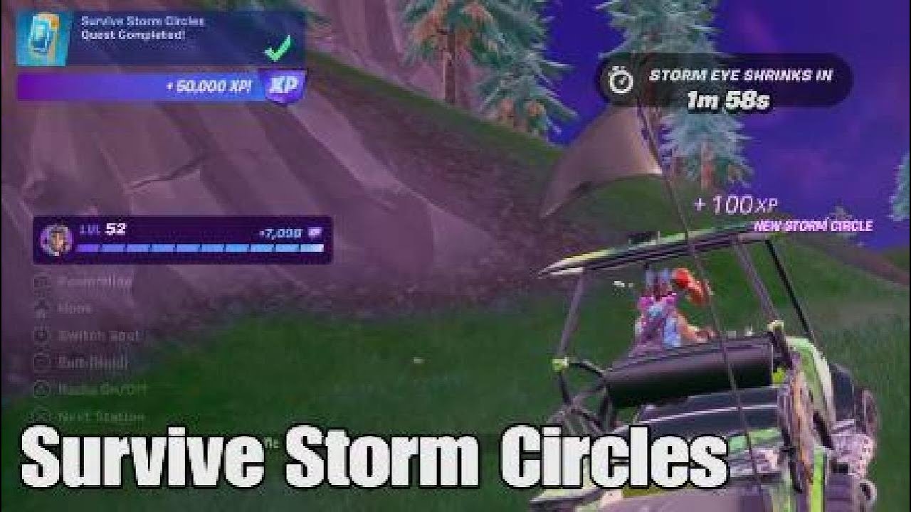 Survive Storm Circles Fortnite Week 3 Weekly Quest Fortnite OG