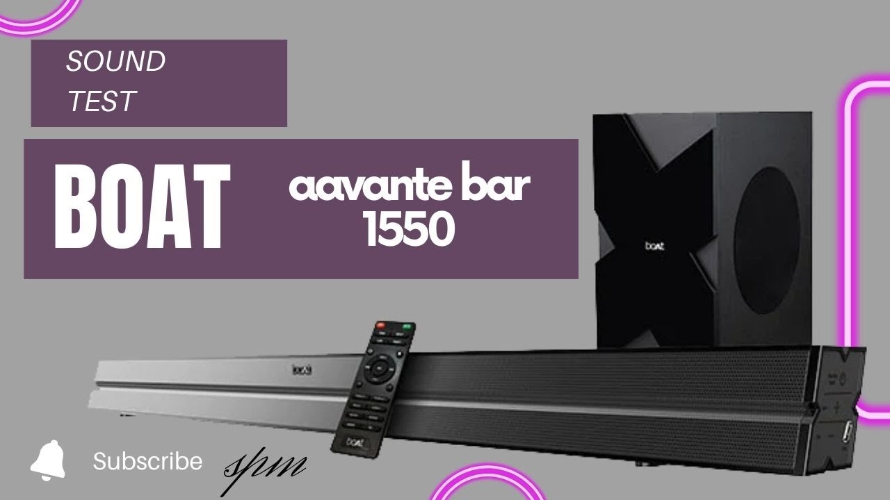 boat aavante bar 1550 t 120w sound test dj remix song