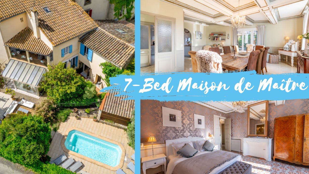 💥 🍷 Исключительный Maison de Maître: роскошный и коммерческий потенциал в Бизе-Минервуа! Артикул:...