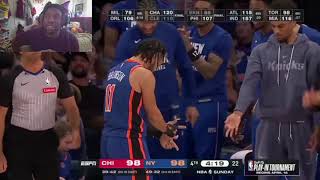 KNICKS CLINCH NO.2 SEED IN OT THRILLER!! BRUNSON FOR MVP?? [Knicks vs Bulls Nba Highlights] REACTION