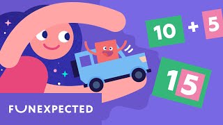💁 Let’s Make Teen Numbers! 🚙 | Crossing 10 | Addition Strategies | Fun Math For Kids