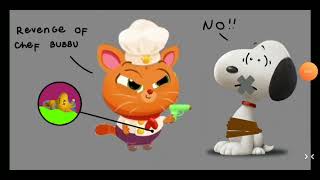 Bubbu School Picture Edit 3 - If Chef Bubbu Takes Revenge On Snoopy