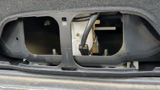 How to manually unlock the rear hatch of a 2005-2009 Subaru Legacy/Outback