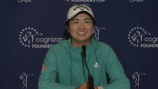 Rose Zhang Saturday Flash Interview 2024  Cognizant Founders Cup ©️ PGA Tour