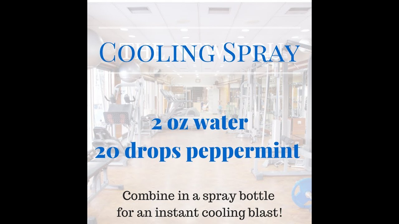 DIY Cooling Spray YouTube