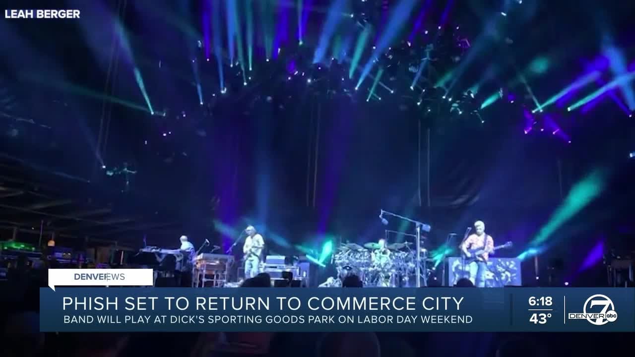 Phish set to return to Commerce City.