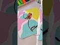 Minimal leaf canvas painting🫶🌈 #shortsviral#aesthetic#painting
