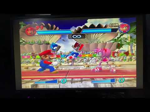 Mario And Sonic At The Olympic Games Evil Mii Loses To Mario In Dream Fencing