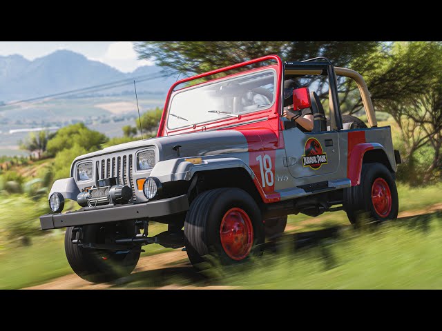 Forza Horizon 5 - 1992 Universal Studios Jeep Wrangler Sahara