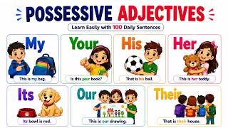 🔥 Learn Possessive Adjectives Easily | My, Your, His, Her, Our, Their screenshot 5