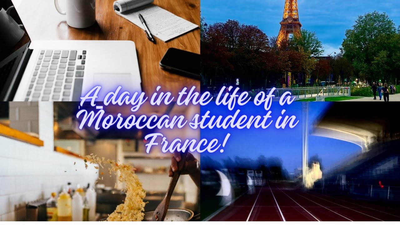 A productive day in my life as a Moroccan student in France...💻♛