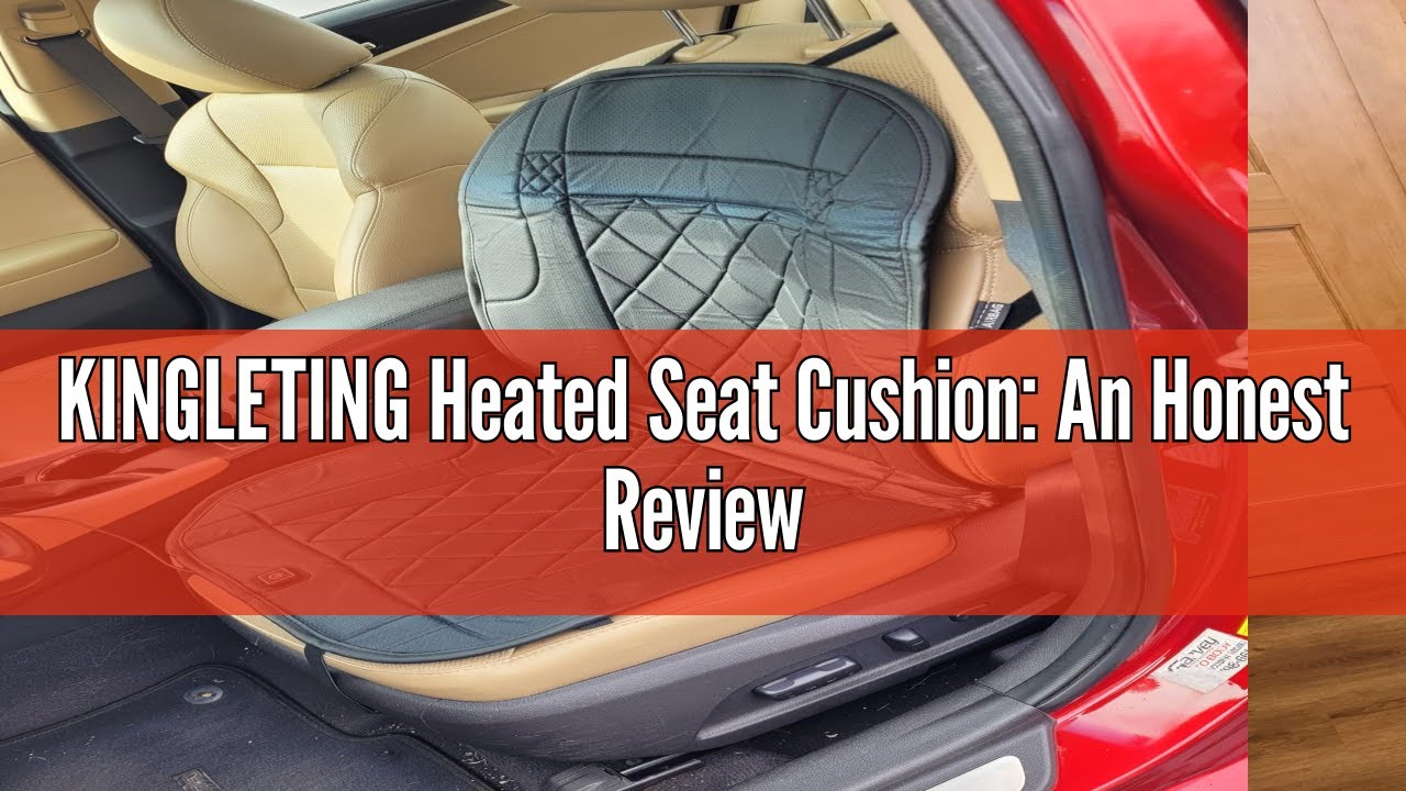 KINGLETING Heated Seat Cushion with Pressure-Sensitive,Heat Seat Cover for  Home, Office and More