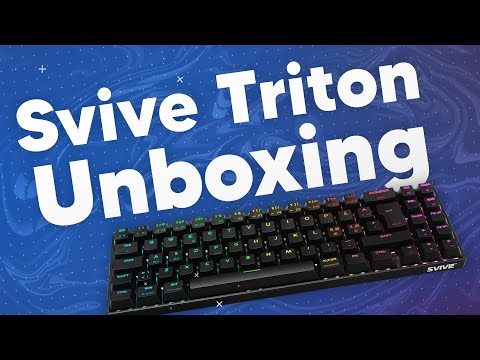 Svive Triton Mechanical Keyboard Unboxing - YouTube