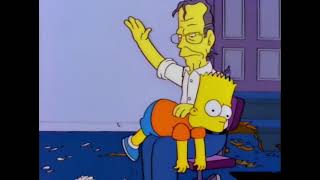 Full George H. W. Bush Spanks👋 Bart Simpson from TV Episode Two Bad Neighbors Update