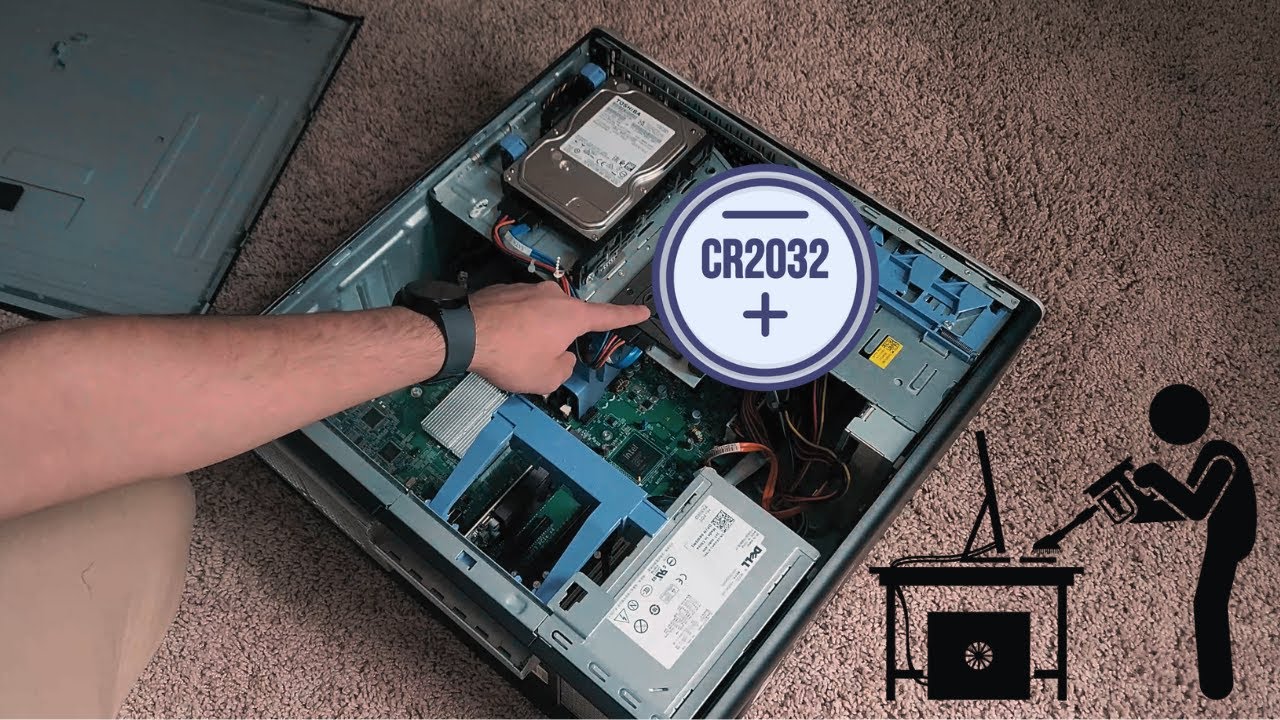 CMOS Battery Swap & Desktop Dustoff YouTube