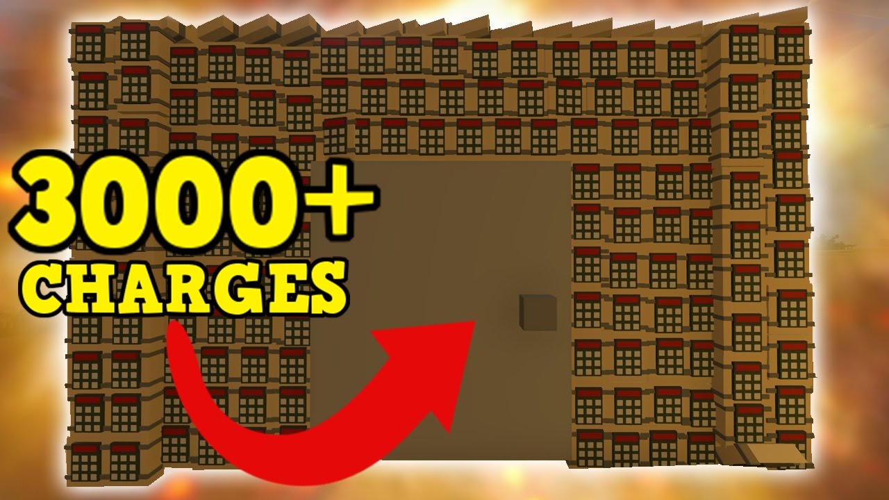 The Most Explosive Base In Unturned! | 3000+ Charges! - Unturned 3.0