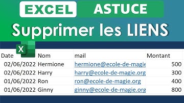 Excel Supprimer les liens