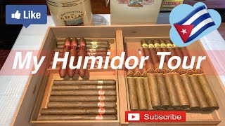 HUMIDOR FULL OF CUBAN CIGARS ...COHIBA,MONTECRISTO,etc