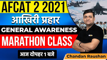 AFCAT 2 2021 || General Awareness Marathon || Important GK Questions || Raushan Sir