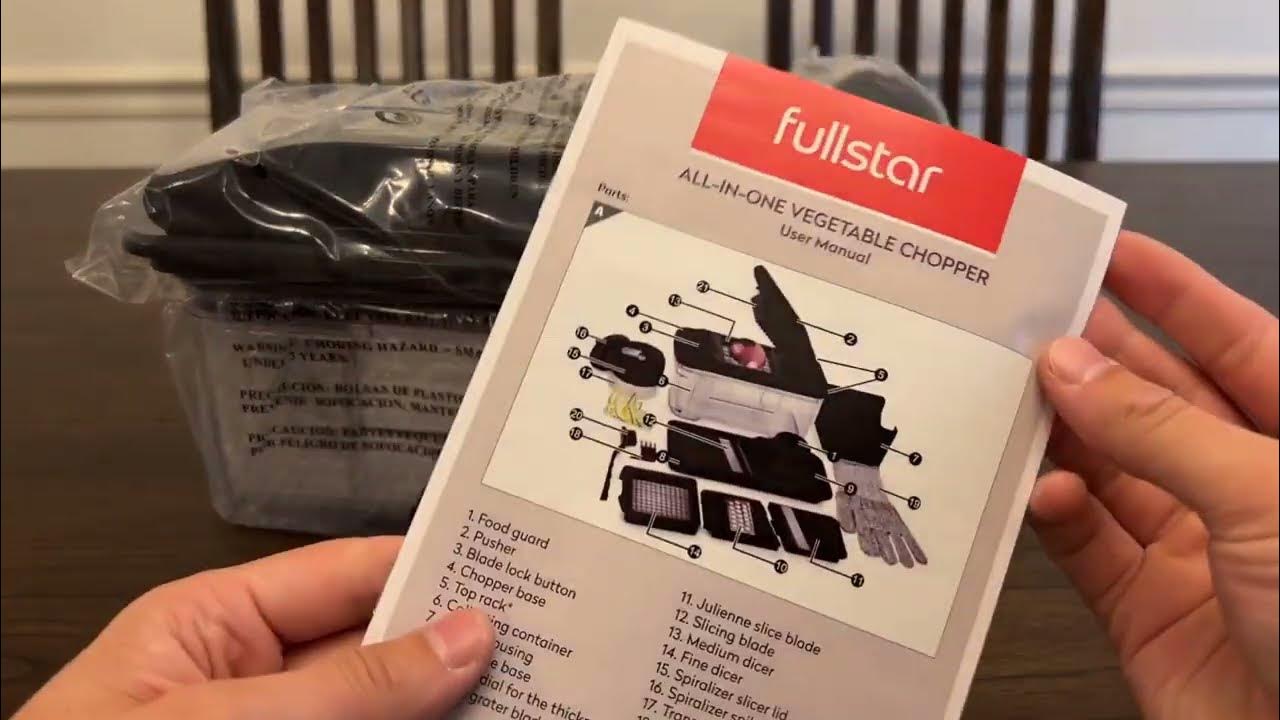 Unboxing of the Fullstar 5 in 1 Vegetable Chopper 