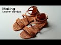 Making Leather Sandals